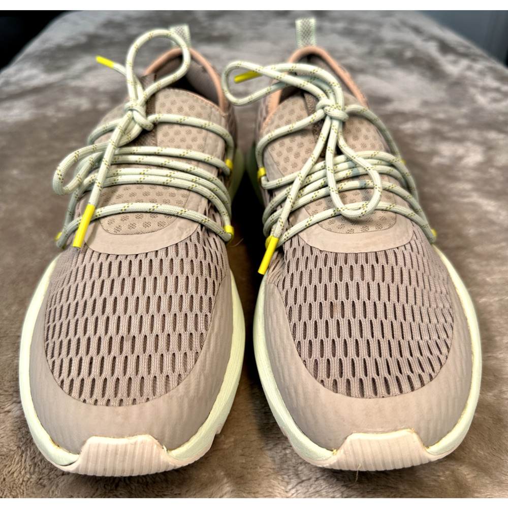 Sorel Kinetic Impact Gray Mint Green Athletic Sneakers Womens Size 9.5